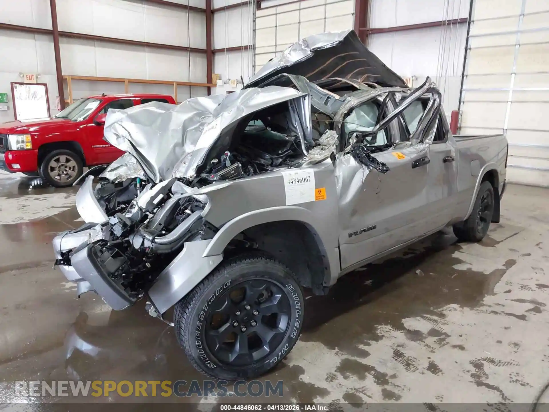 2 Photograph of a damaged car 1C6SRFMP8SN726436 RAM 1500 2025