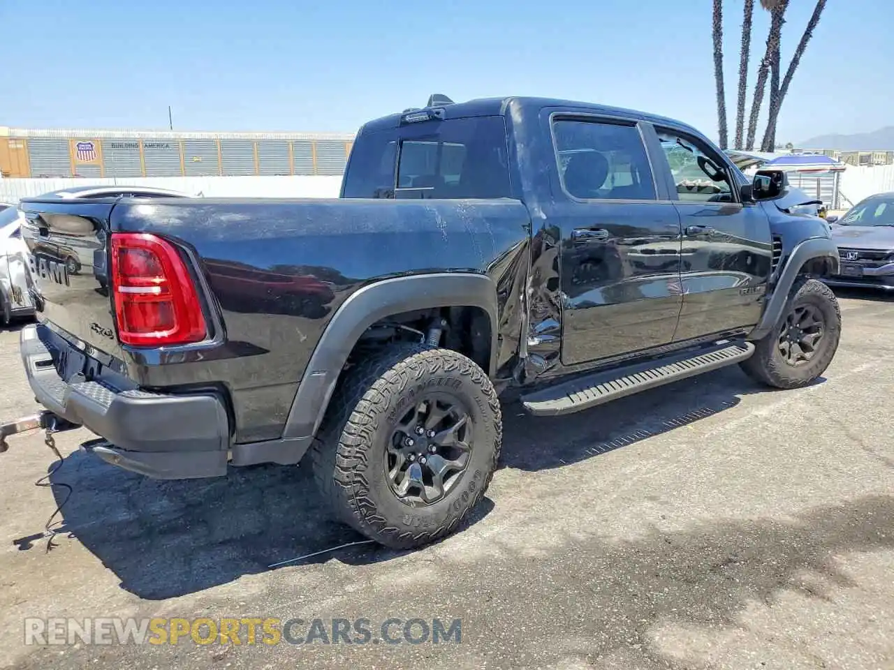 3 Photograph of a damaged car 1C6SRFUP0SN634009 RAM 1500 2025