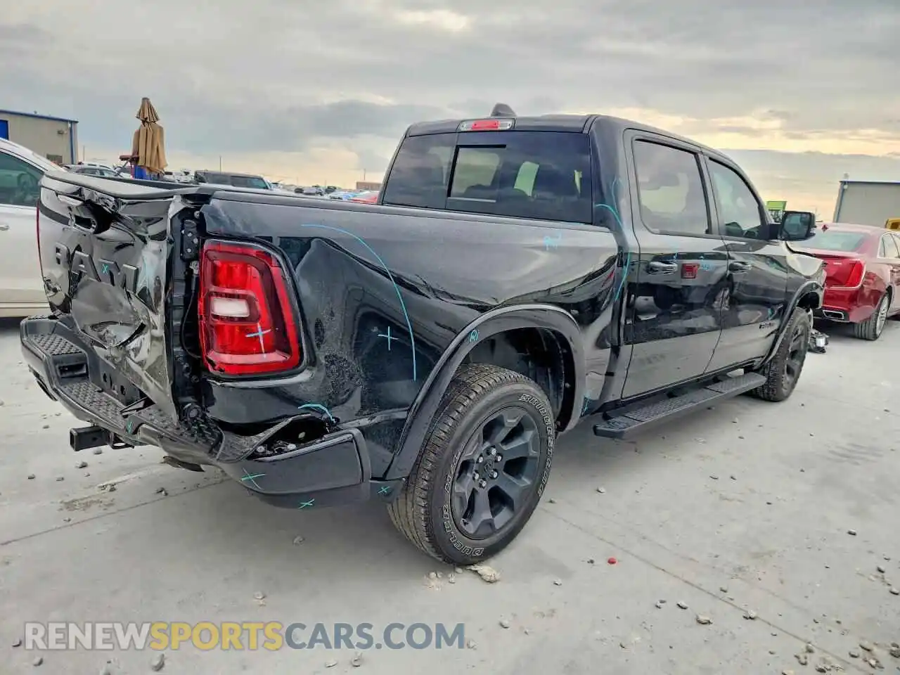 3 Photograph of a damaged car 1C6RREFP0TN151482 RAM 1500 2026