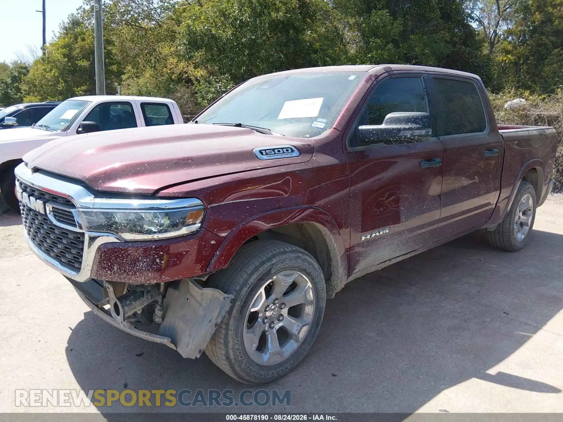2 Photograph of a damaged car 1C6SRFFP5TN248927 RAM 1500 2026