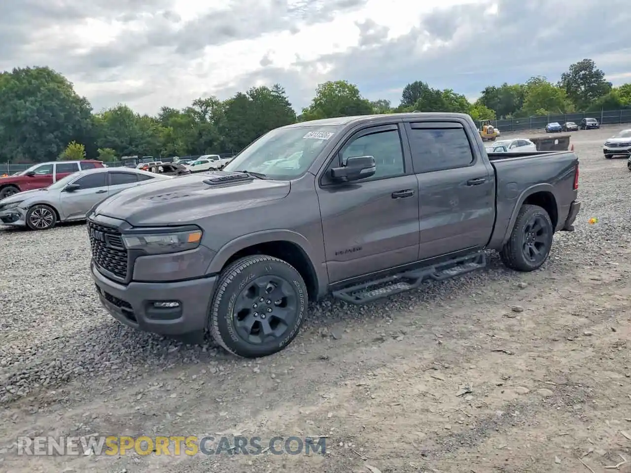 1 Photograph of a damaged car 1C6SRFFP9TN184813 RAM 1500 2026