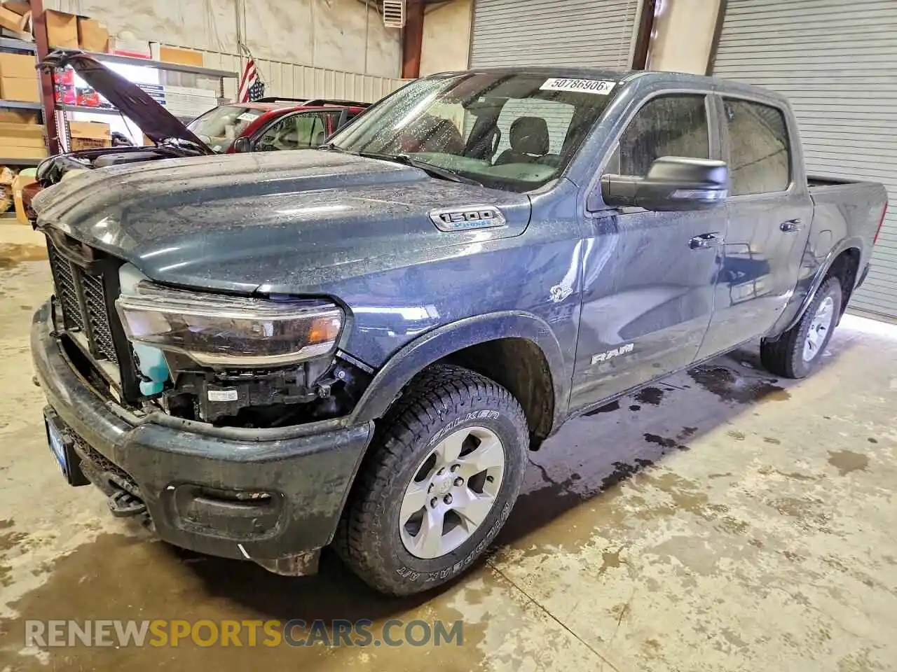 1 Photograph of a damaged car 1C6SRFFT2TN252088 RAM 1500 2026