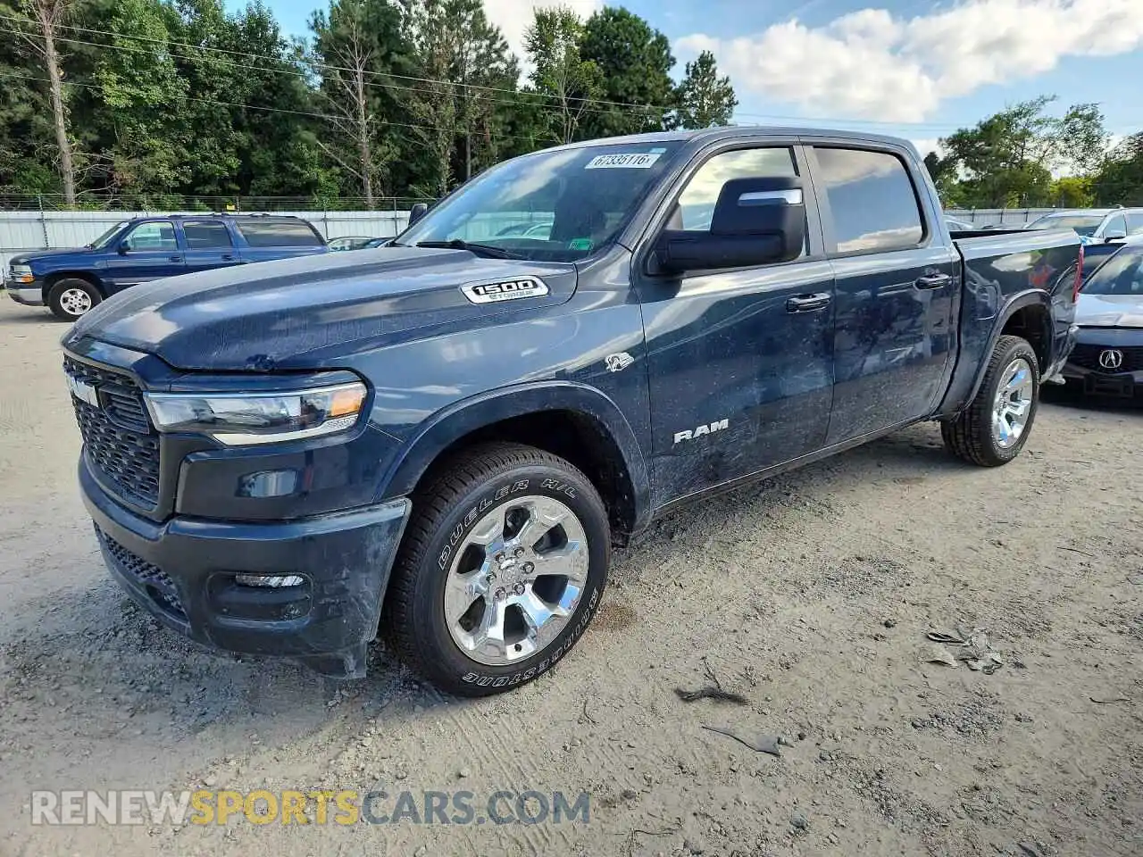 1 Photograph of a damaged car 1C6SRFFT4TN219495 RAM 1500 2026