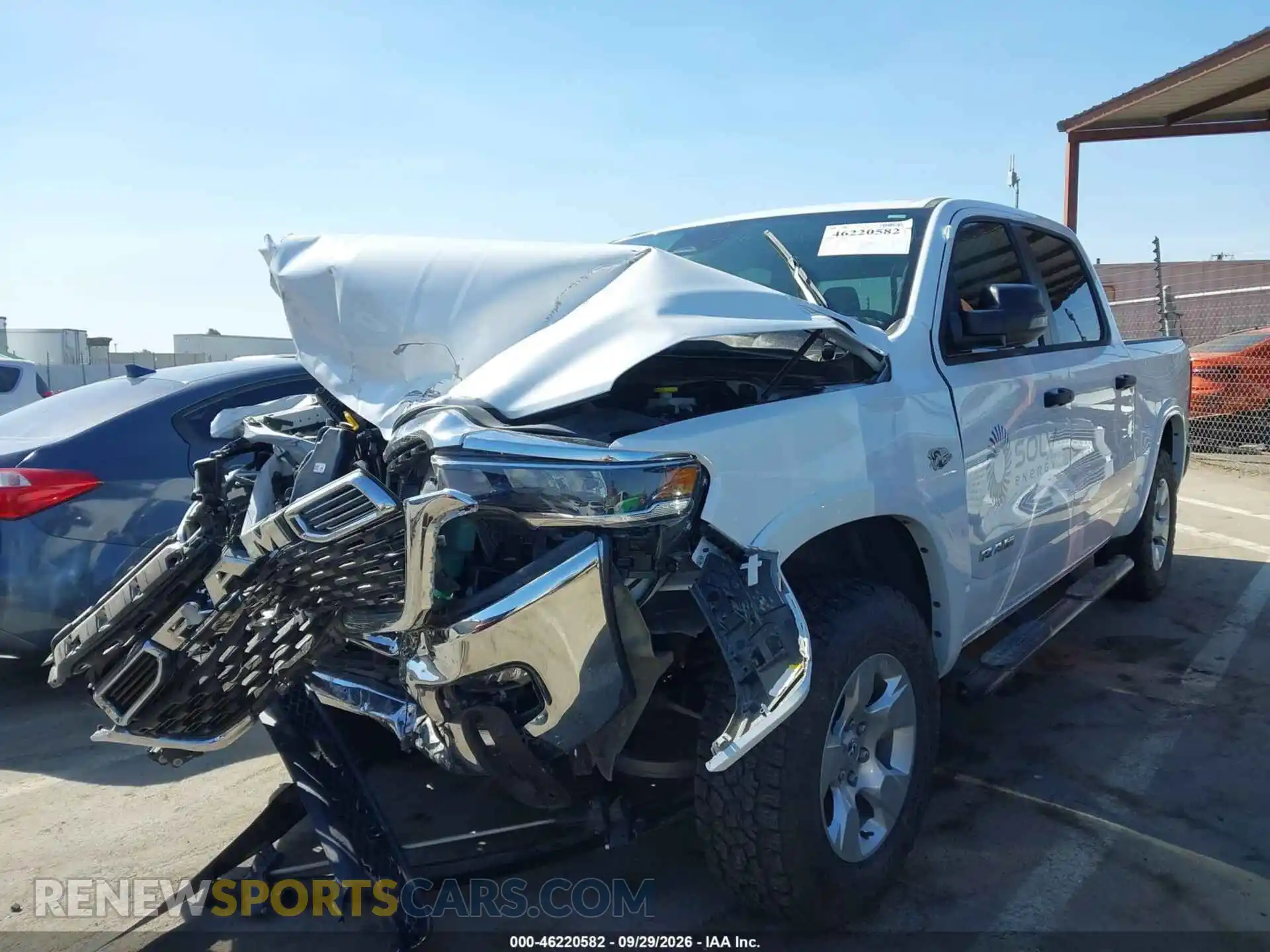 2 Photograph of a damaged car 1C6SRFFT5TN241506 RAM 1500 2026