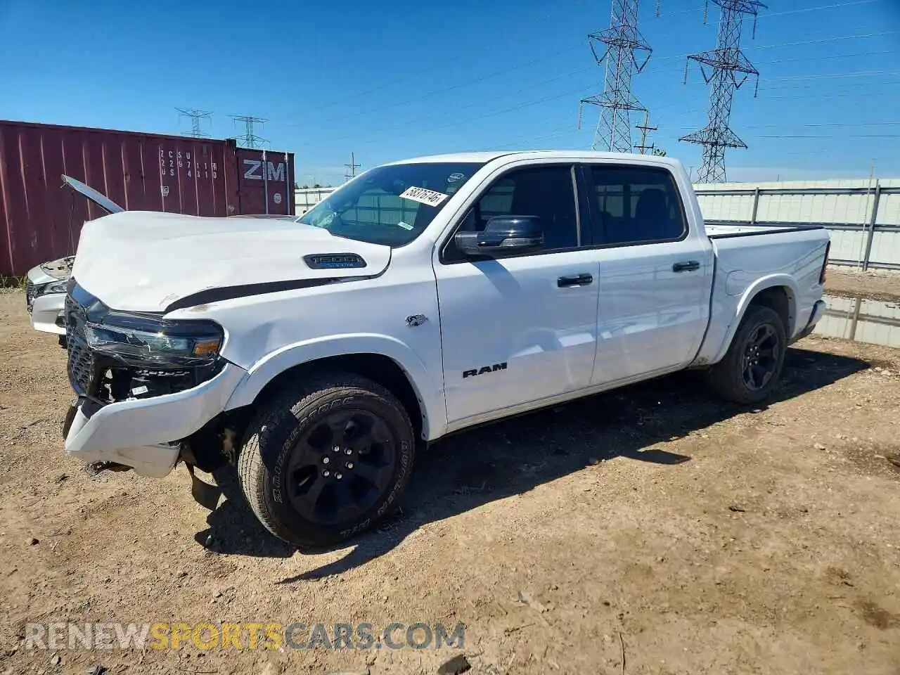 1 fotografías del automóvil dañado 1C6SRFFT8TN266335 RAM 1500 2026