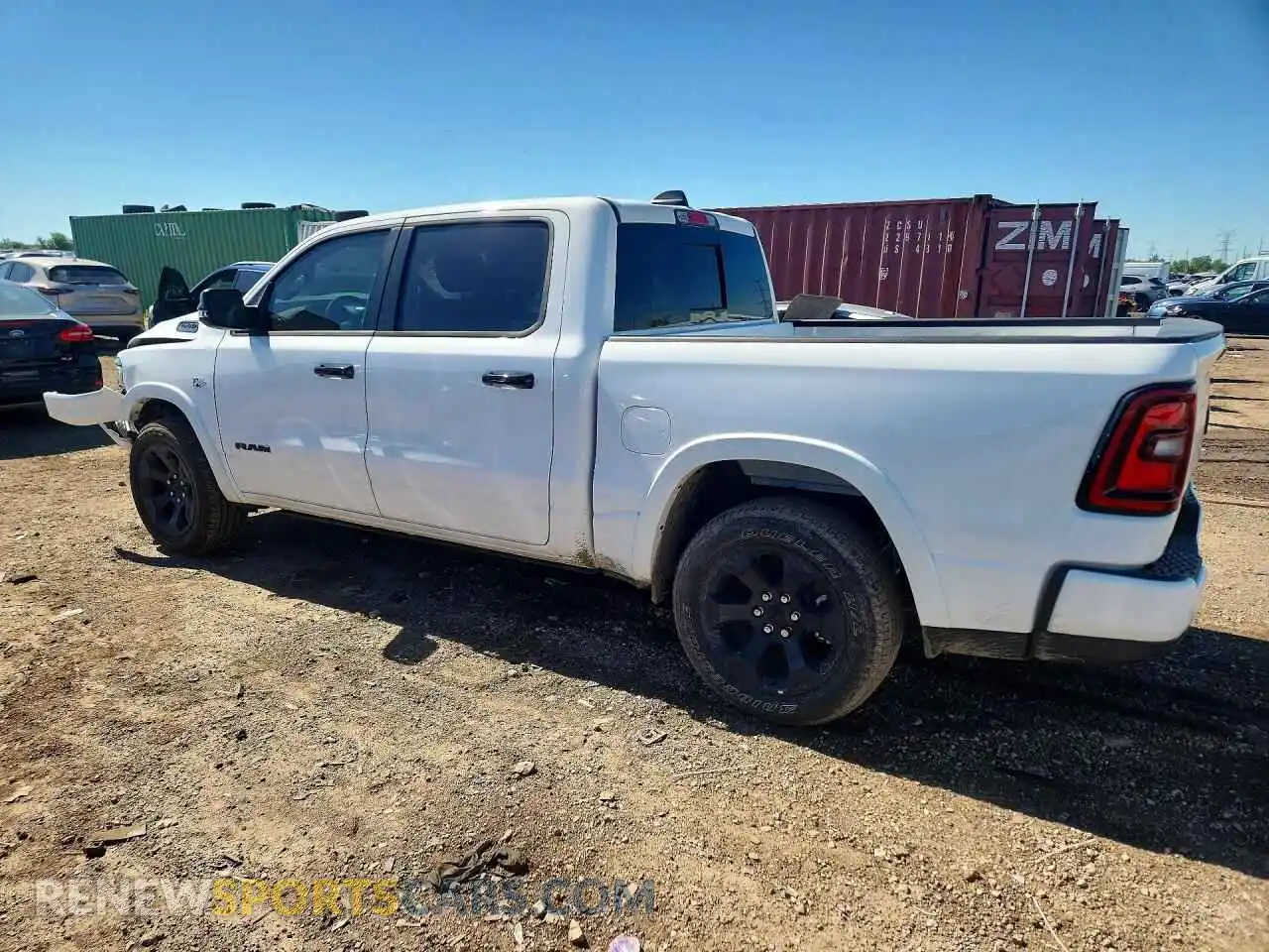 2 fotografías del automóvil dañado 1C6SRFFT8TN266335 RAM 1500 2026