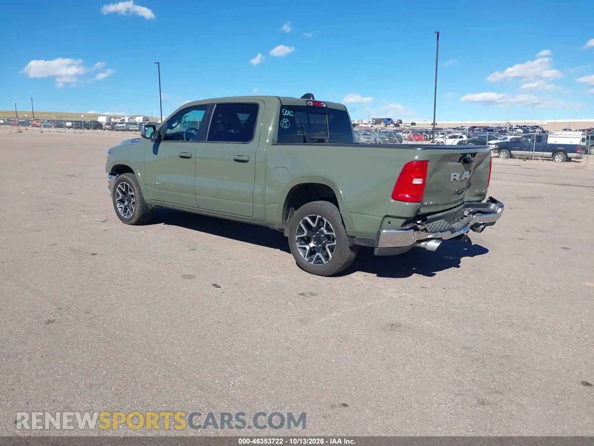 3 fotografías del automóvil dañado 1C6SRFJP2TN322506 RAM 1500 2026