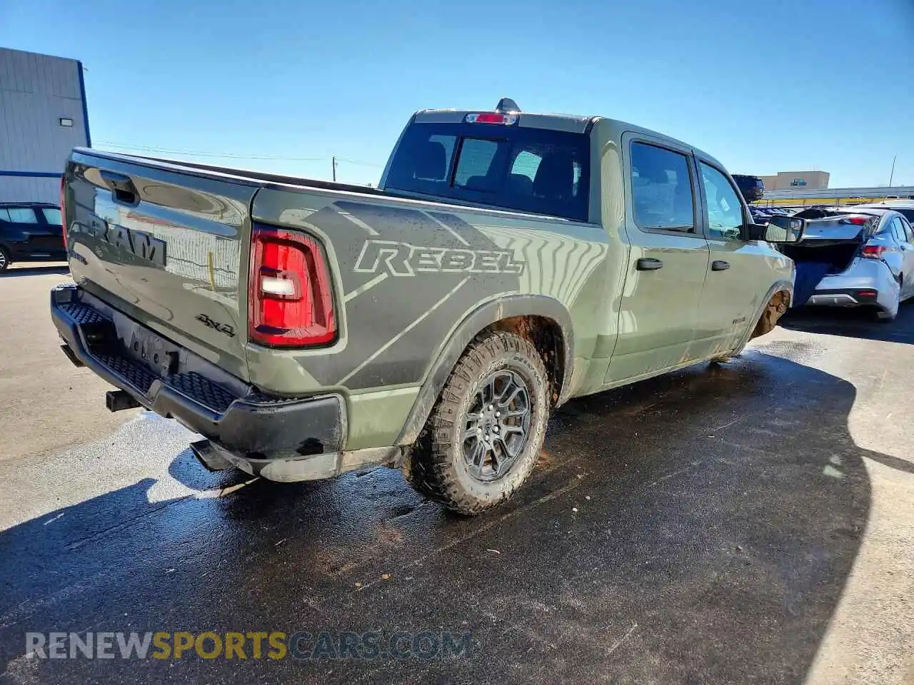 3 fotografías del automóvil dañado 1C6SRFLP3TN264743 RAM 1500 2026