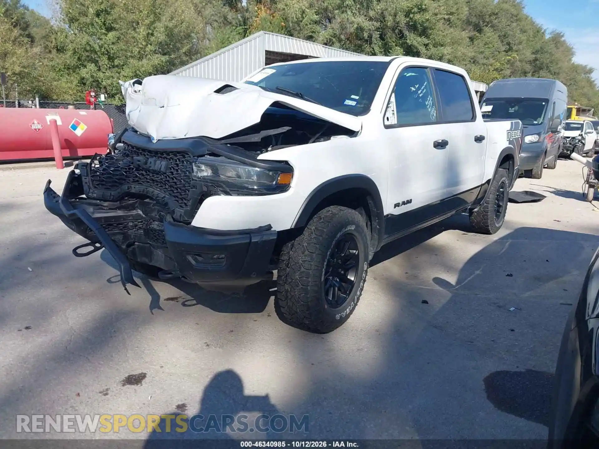 2 Photograph of a damaged car 1C6SRFLP8TN249025 RAM 1500 2026