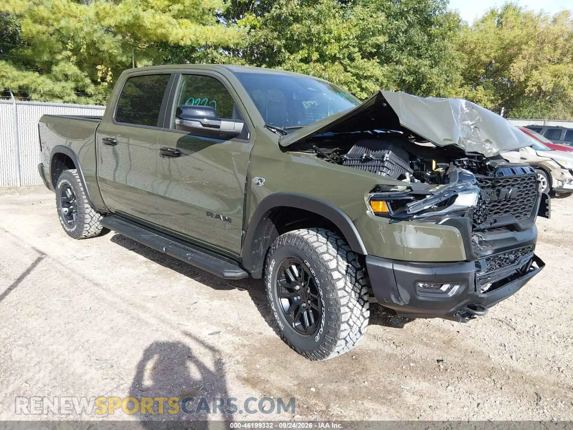 1 Photograph of a damaged car 1C6SRFLT3TN433303 RAM 1500 2026