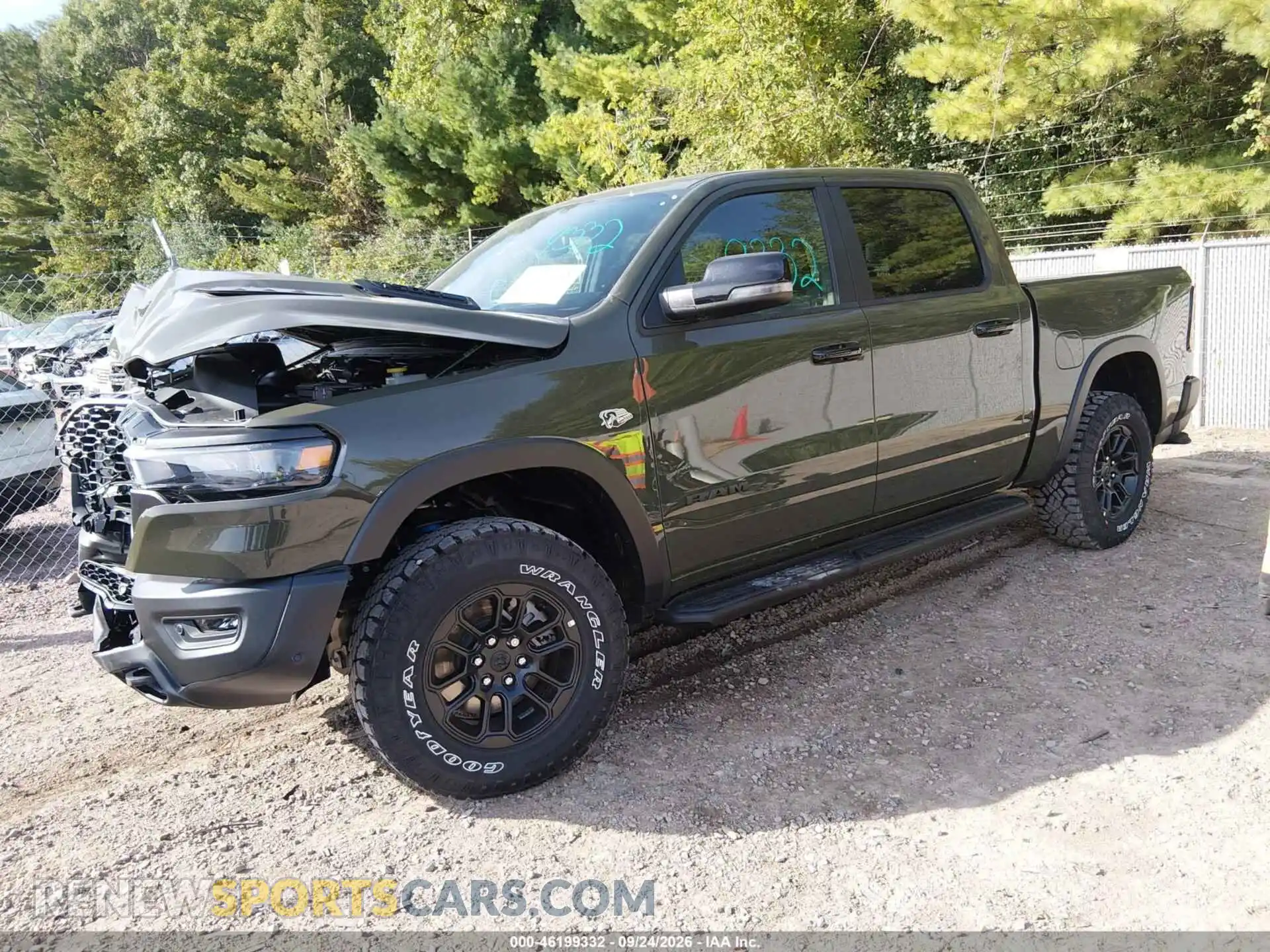2 Photograph of a damaged car 1C6SRFLT3TN433303 RAM 1500 2026