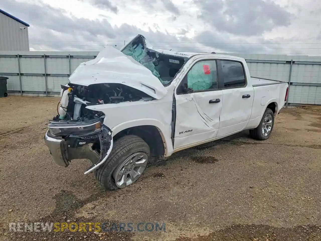 1 Photograph of a damaged car 1C6SRFMP6TN406064 RAM 1500 2026