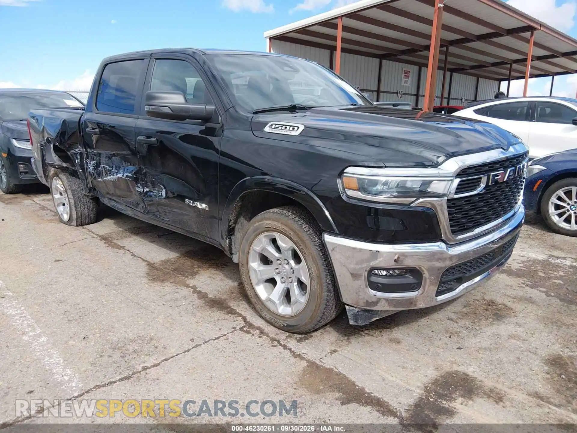 1 Photograph of a damaged car 3C6SRFFP0T4164234 RAM 1500 2026