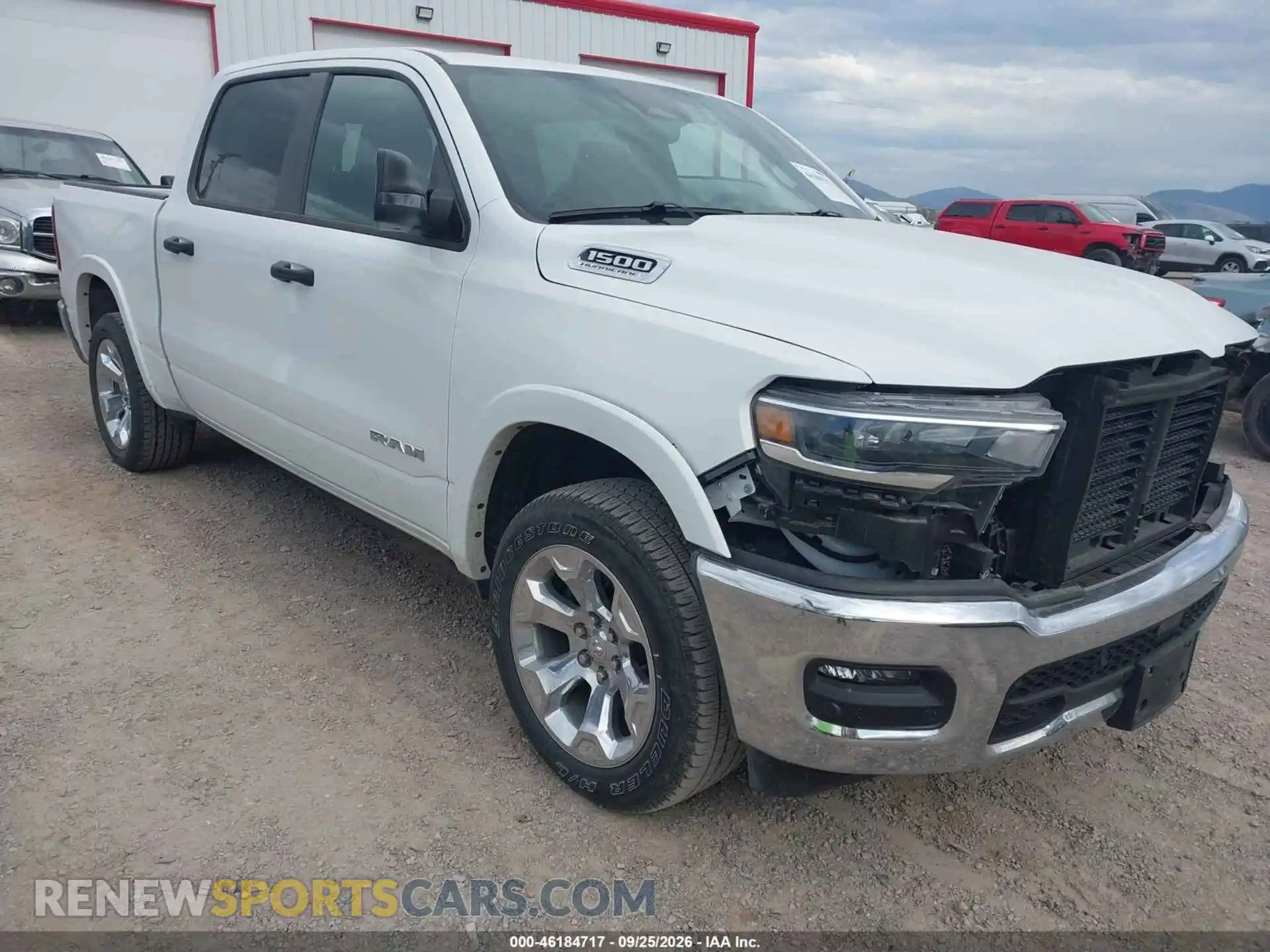 1 Photograph of a damaged car 3C6SRFFP3T4159383 RAM 1500 2026