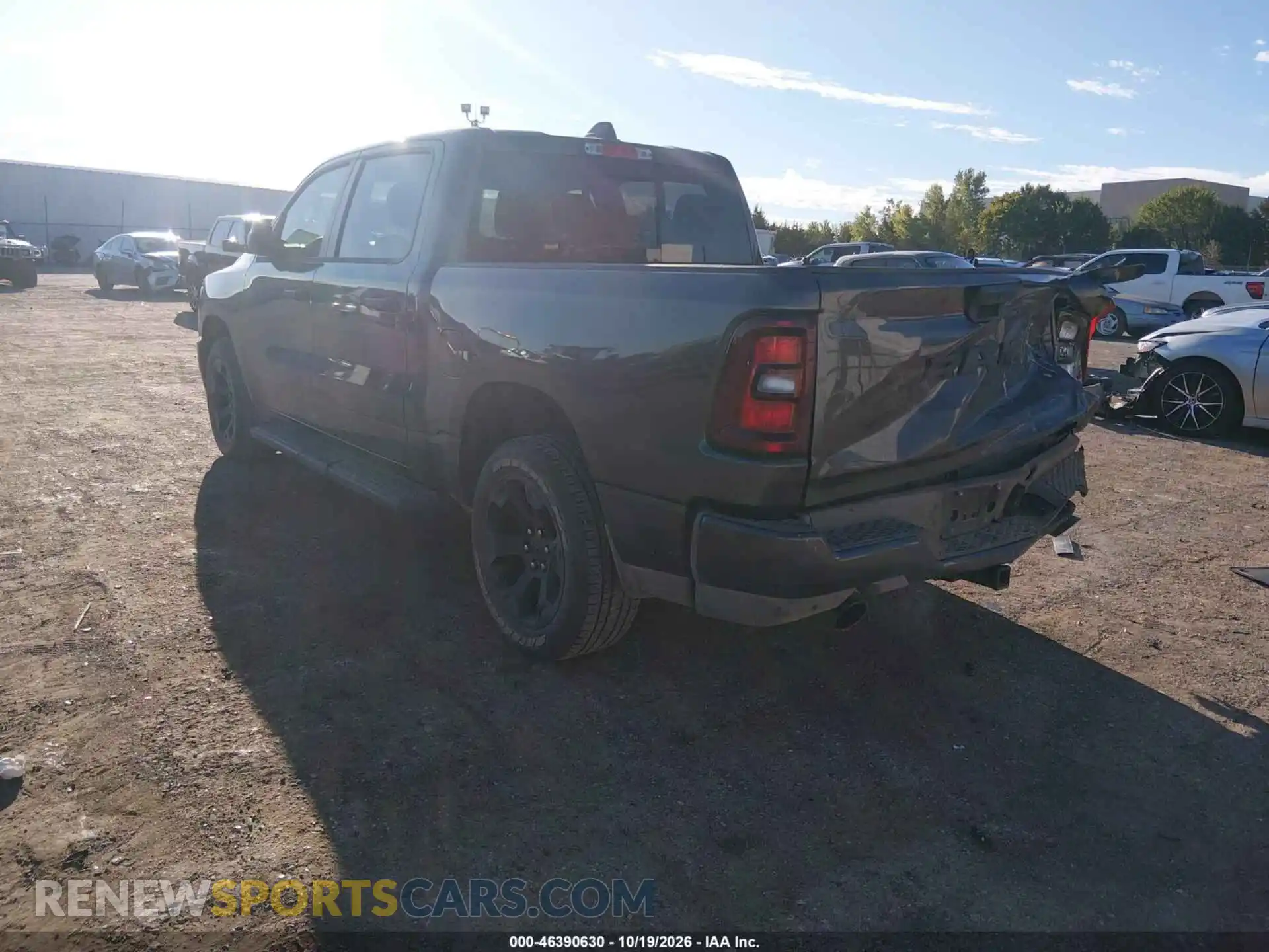 3 Photograph of a damaged car 3C6SRFGP0T4161977 RAM 1500 2026