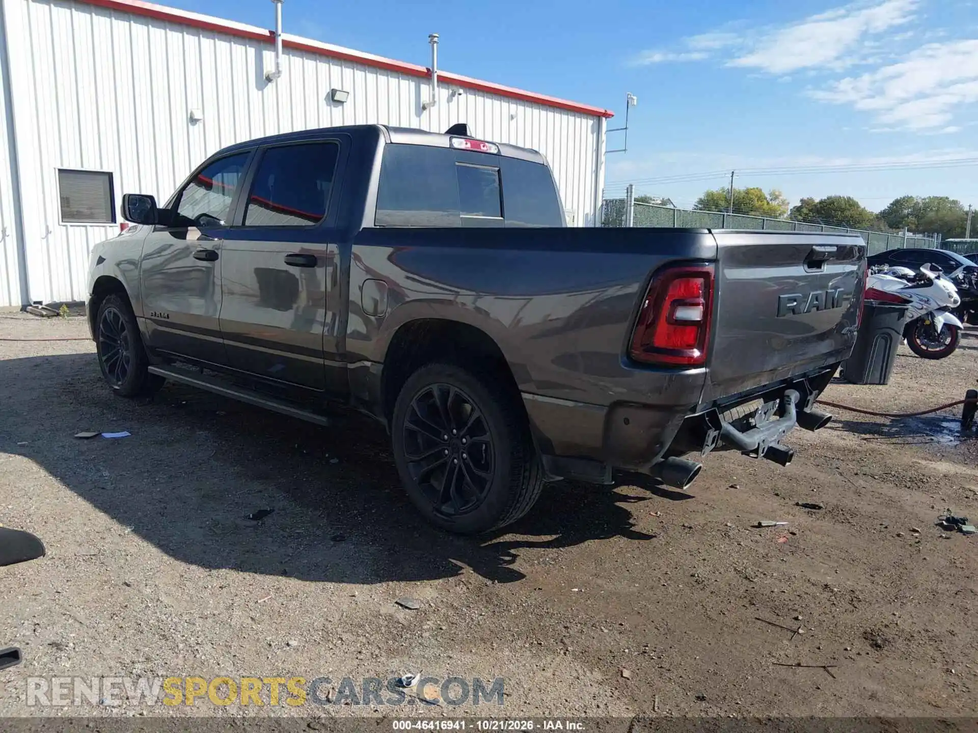 3 Photograph of a damaged car 3C6SRFGP6T4172031 RAM 1500 2026
