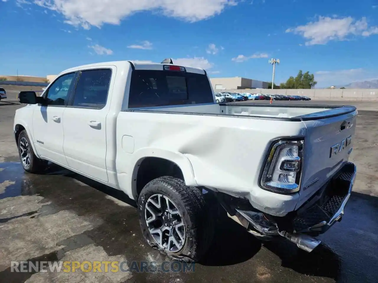 2 Photograph of a damaged car 3C6SRFJP6T4168182 RAM 1500 2026