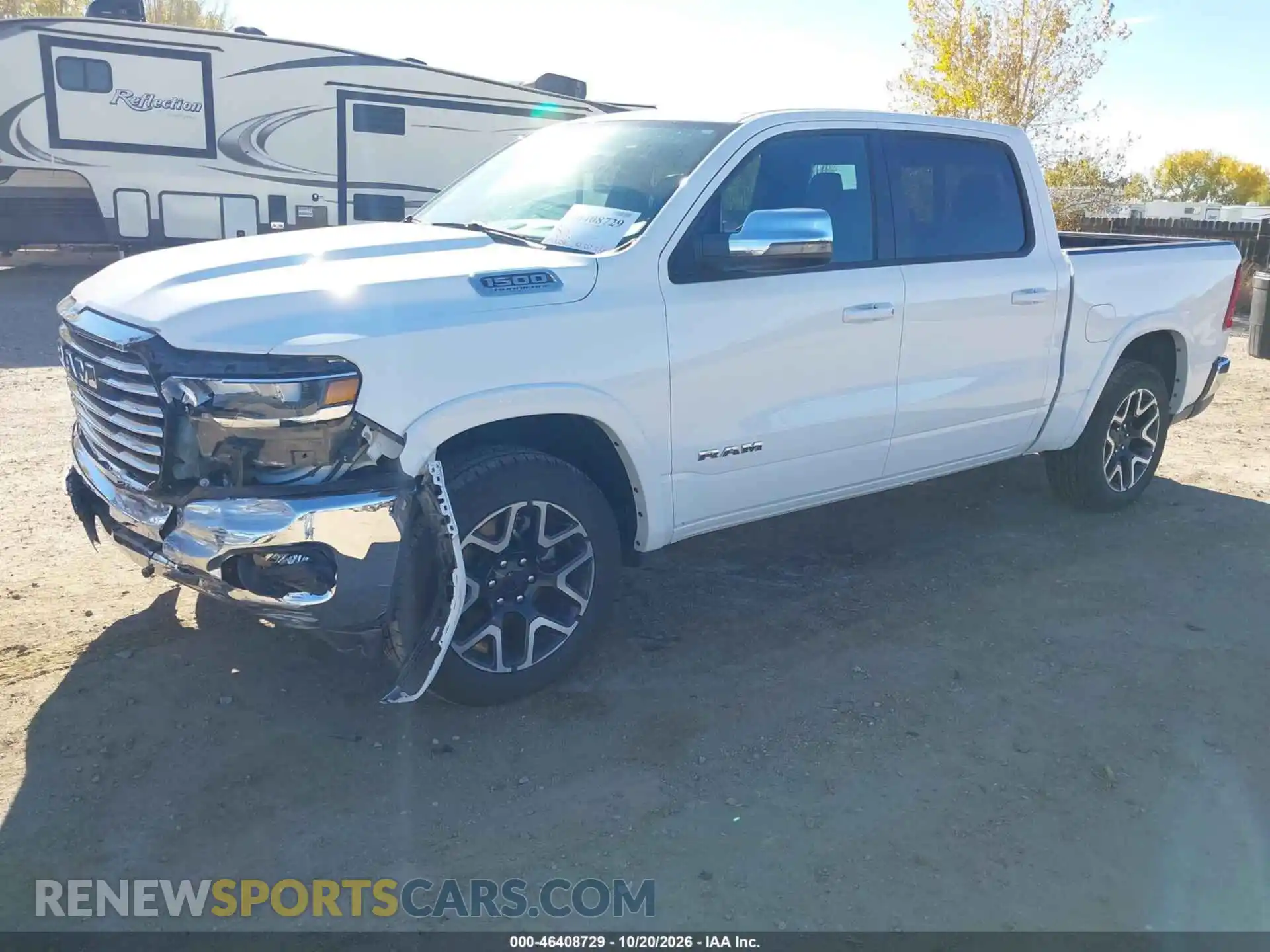 2 Photograph of a damaged car 3C6SRFJP8T4168362 RAM 1500 2026