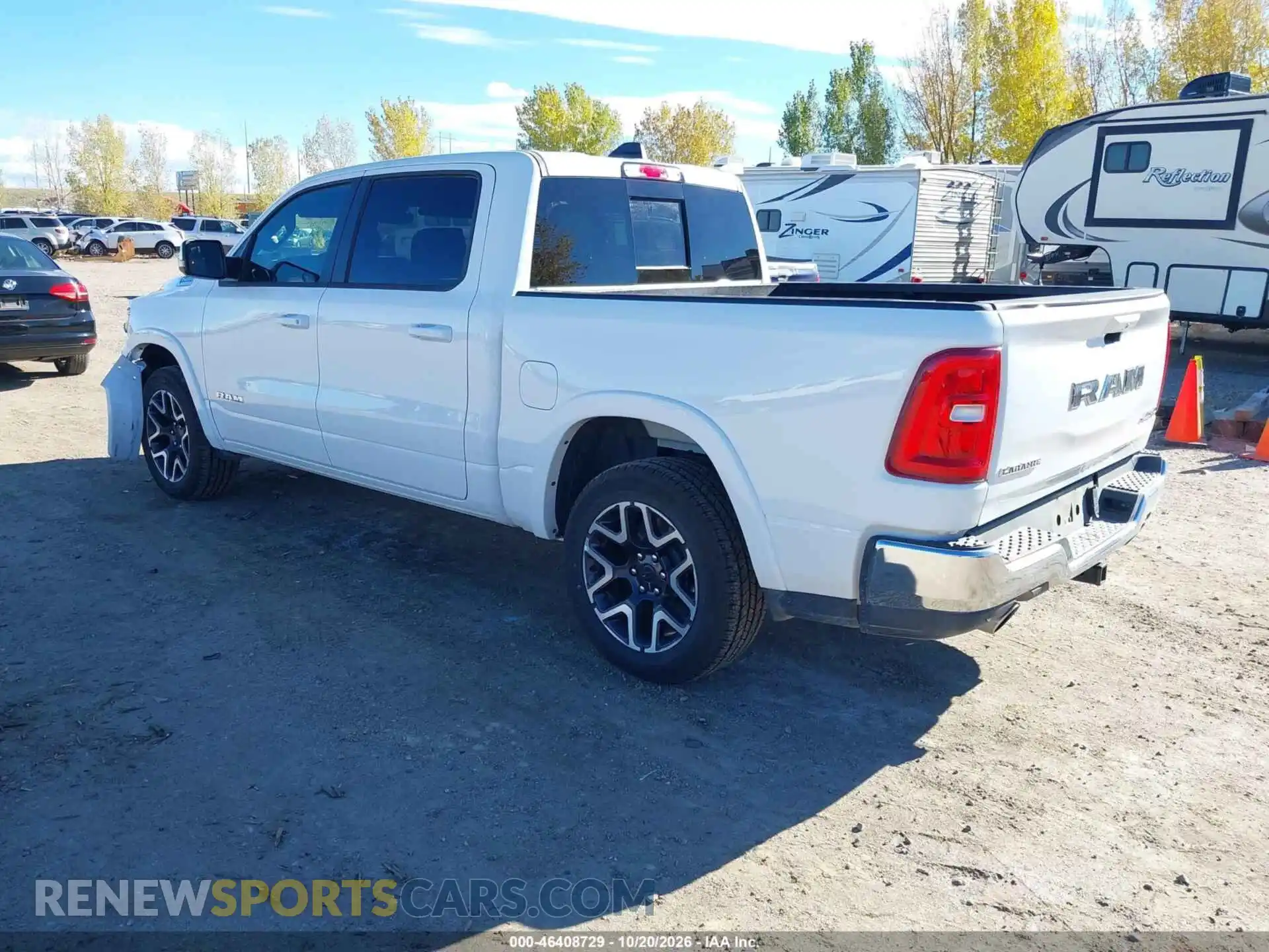 3 Photograph of a damaged car 3C6SRFJP8T4168362 RAM 1500 2026