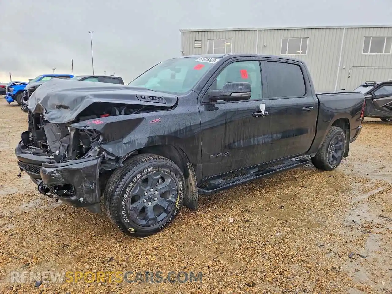 1 Photograph of a damaged car 3C6SRFVP0T4166406 RAM 1500 2026