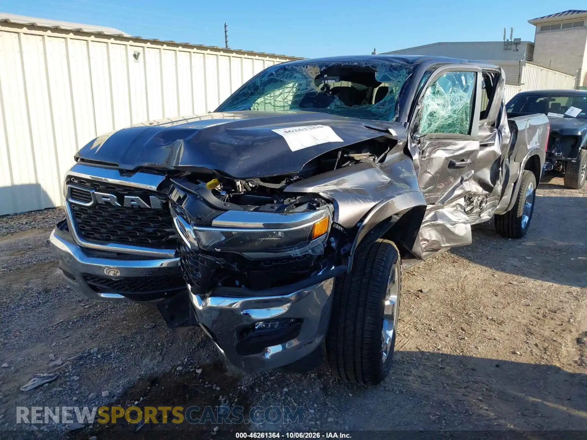 2 Photograph of a damaged car 3C6SRFFP8V4505768 RAM 1500 2027