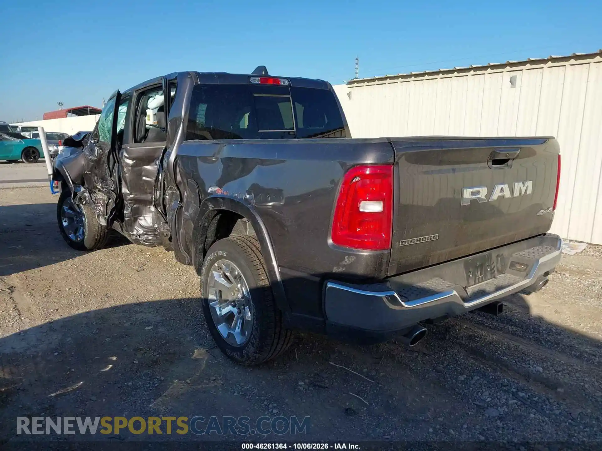3 Photograph of a damaged car 3C6SRFFP8V4505768 RAM 1500 2027