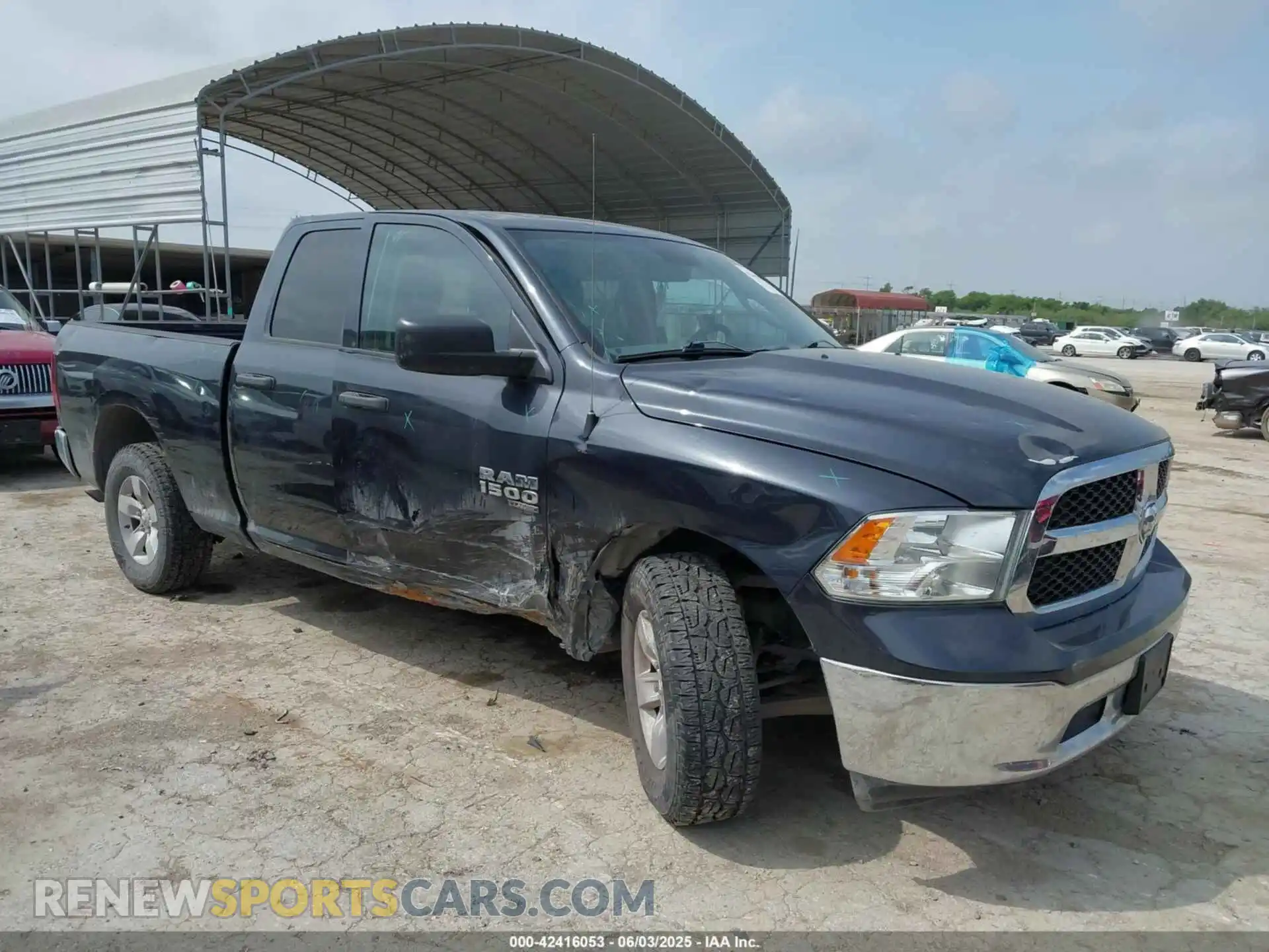 1 Photograph of a damaged car 1C6RR6FG7KS697332 RAM 1500 CLASSIC 2019