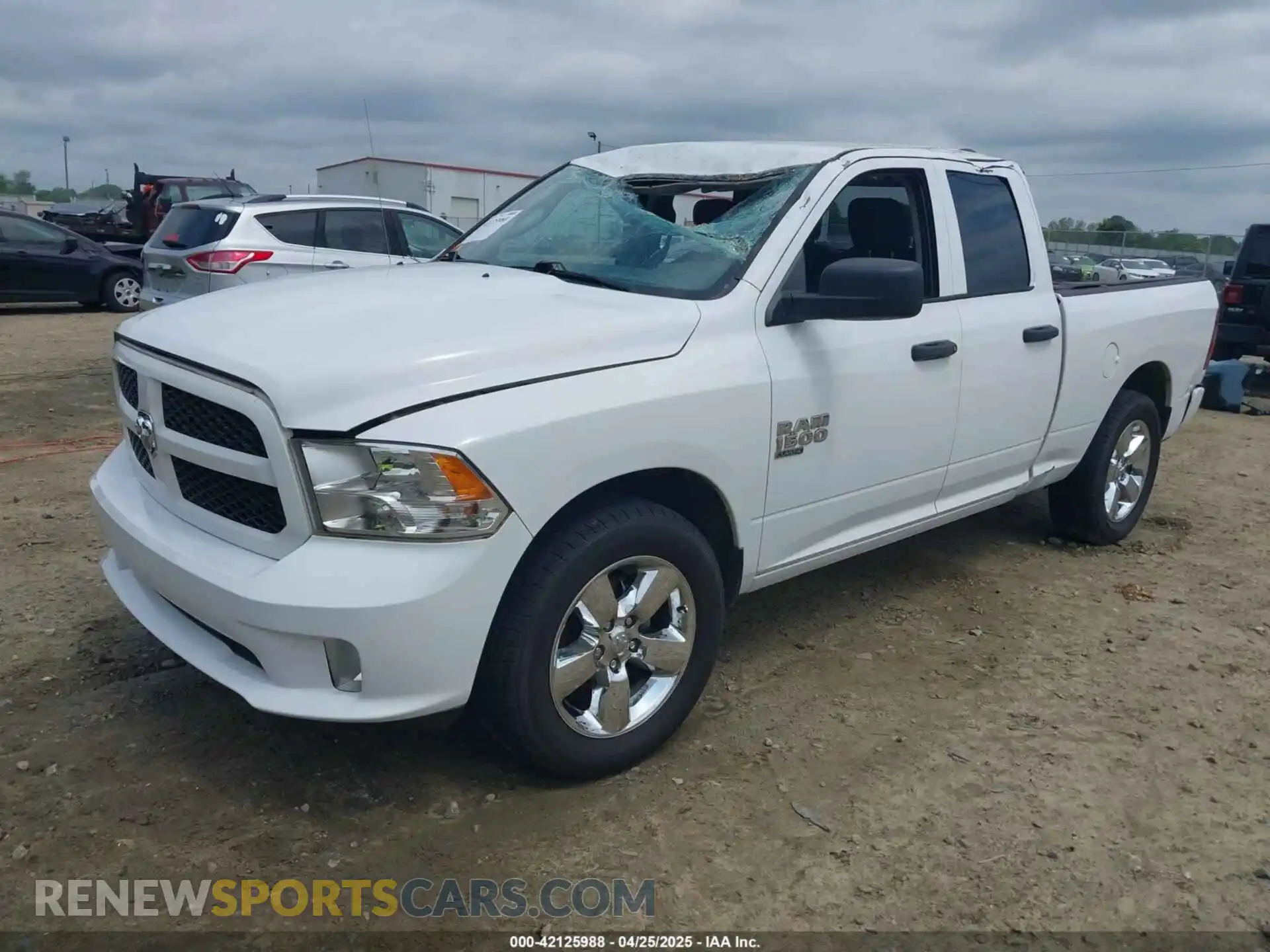 2 Photograph of a damaged car 1C6RR6FG8KS500099 RAM 1500 CLASSIC 2019