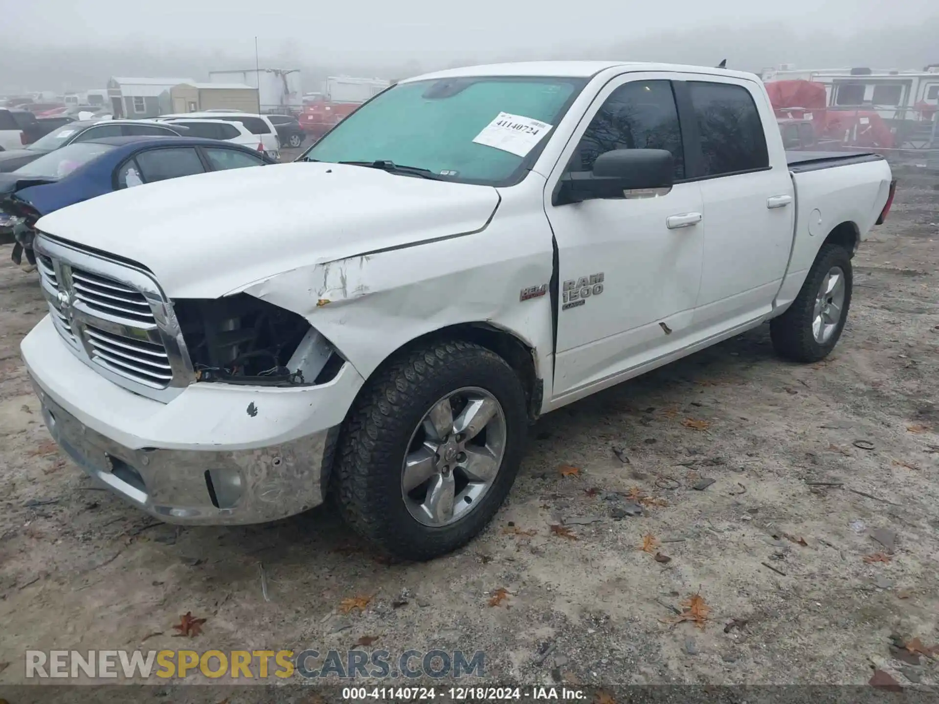 2 Photograph of a damaged car 1C6RR6LT4KS573343 RAM 1500 CLASSIC 2019