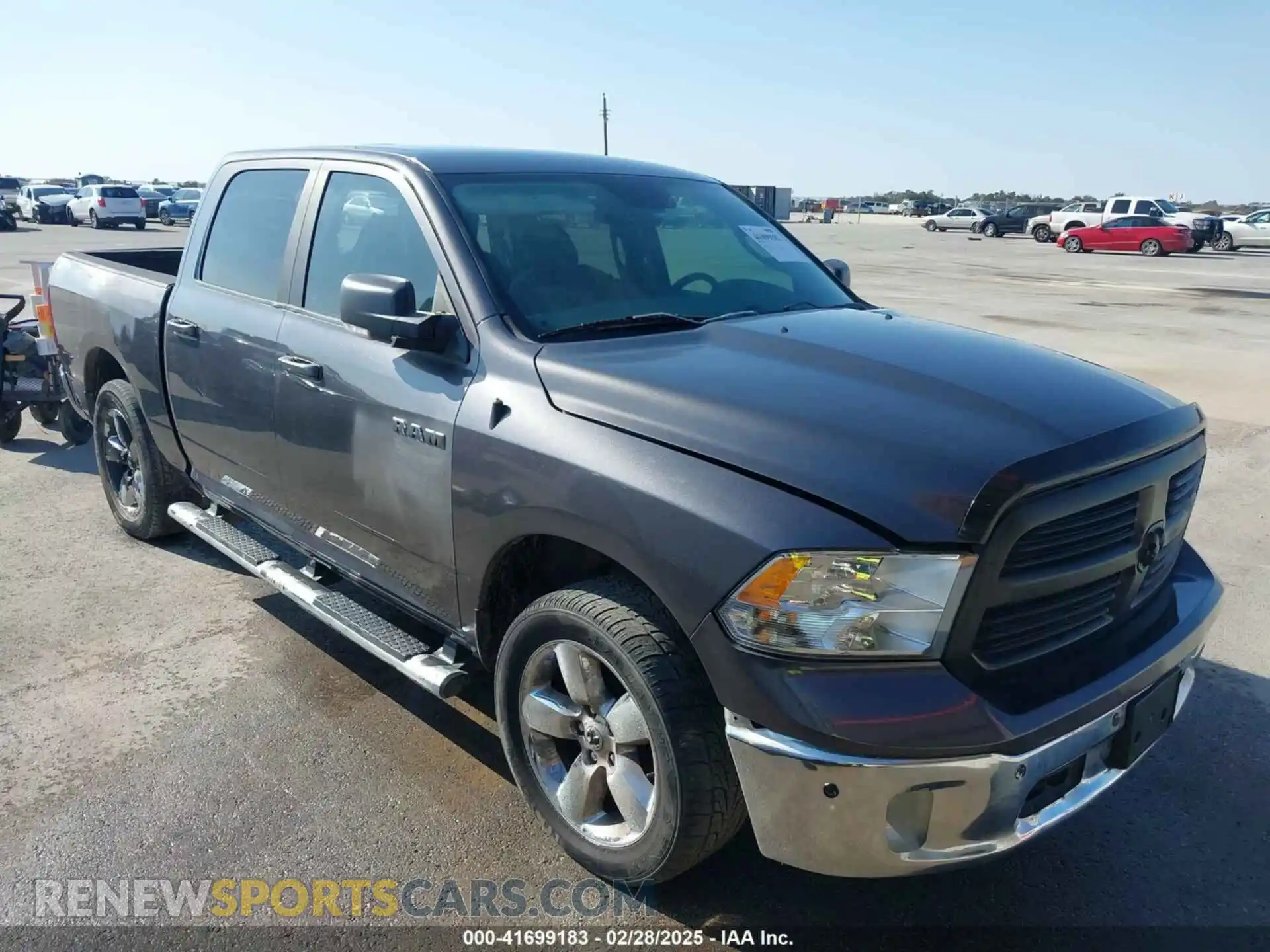 1 Photograph of a damaged car 1C6RR6LTXKS515964 RAM 1500 CLASSIC 2019