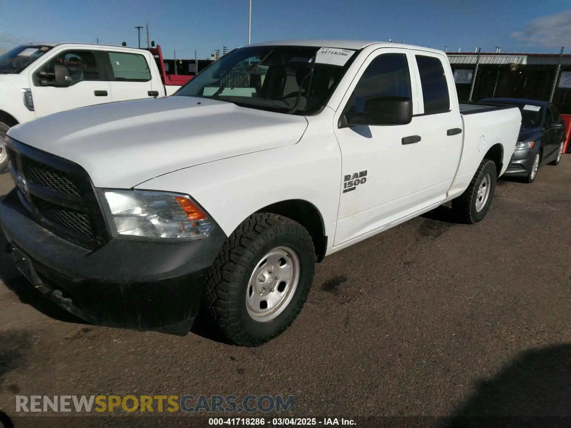 2 Photograph of a damaged car 1C6RR7FG1KS627489 RAM 1500 CLASSIC 2019