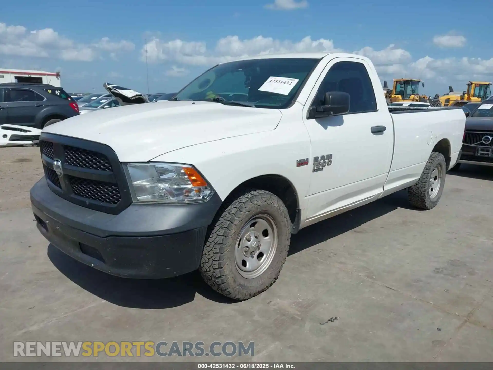2 Фотография поврежденного автомобиля 3C6JR6DT4KG648920 RAM 1500 CLASSIC 2019