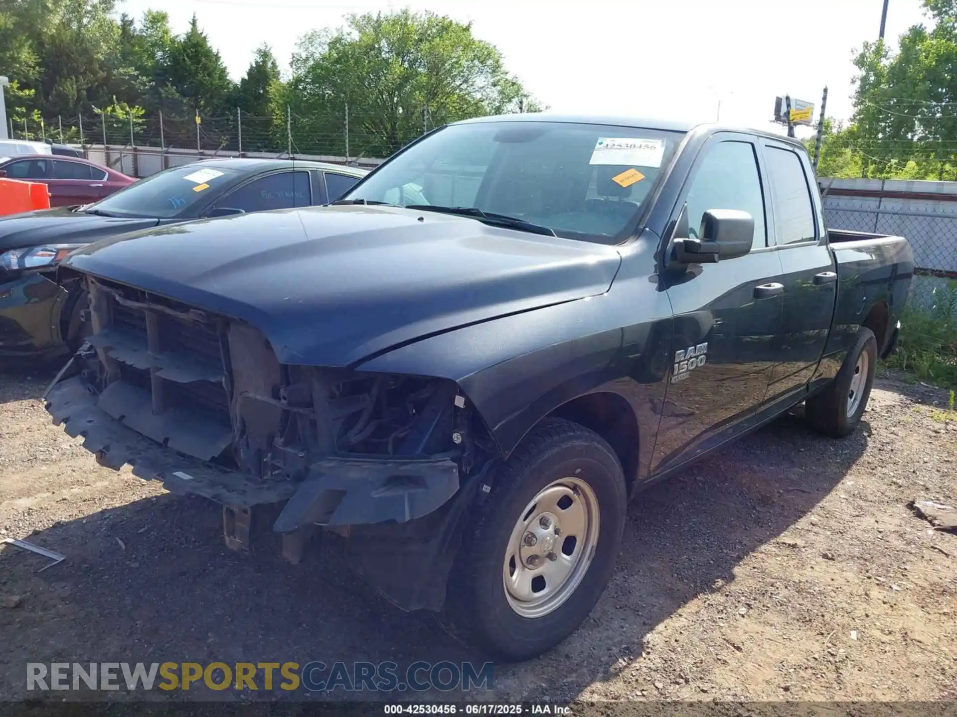 2 Photograph of a damaged car 1C6RR6FG1LS119535 RAM 1500 CLASSIC 2020
