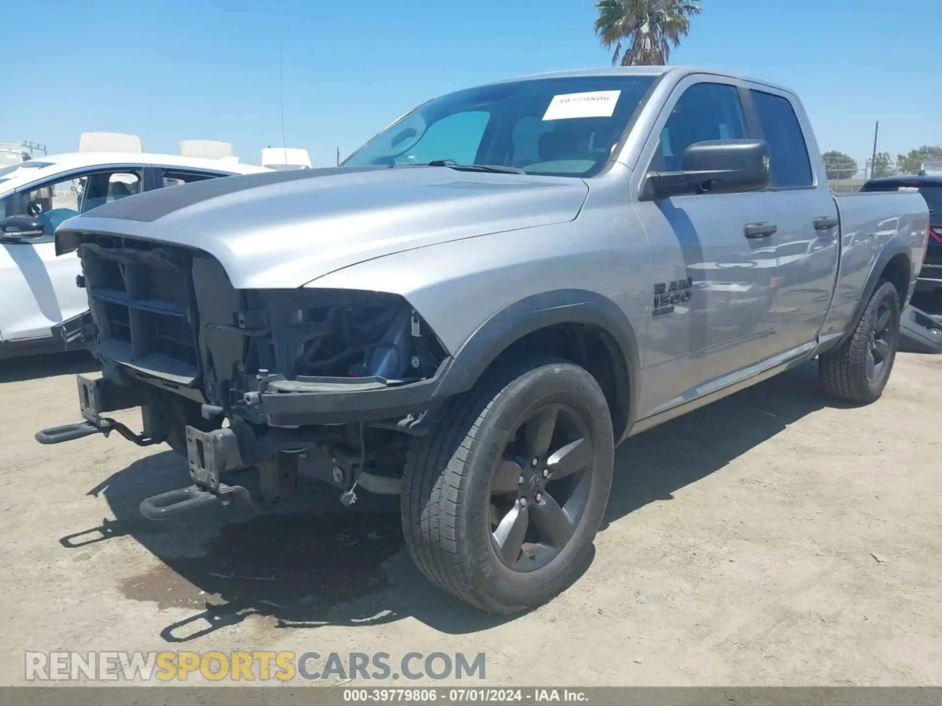 2 Photograph of a damaged car 1C6RR6GG9LS105493 RAM 1500 CLASSIC 2020