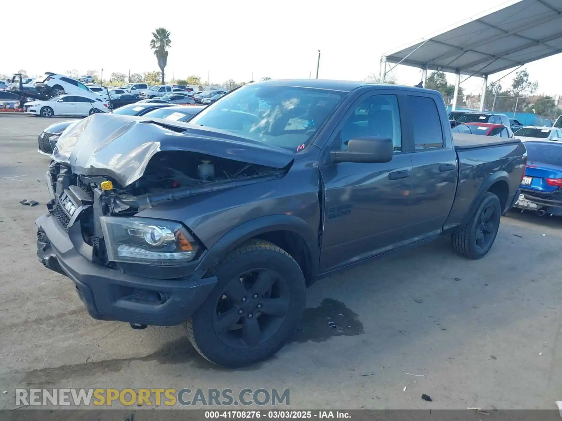 2 Photograph of a damaged car 1C6RR6GG9LS105705 RAM 1500 CLASSIC 2020