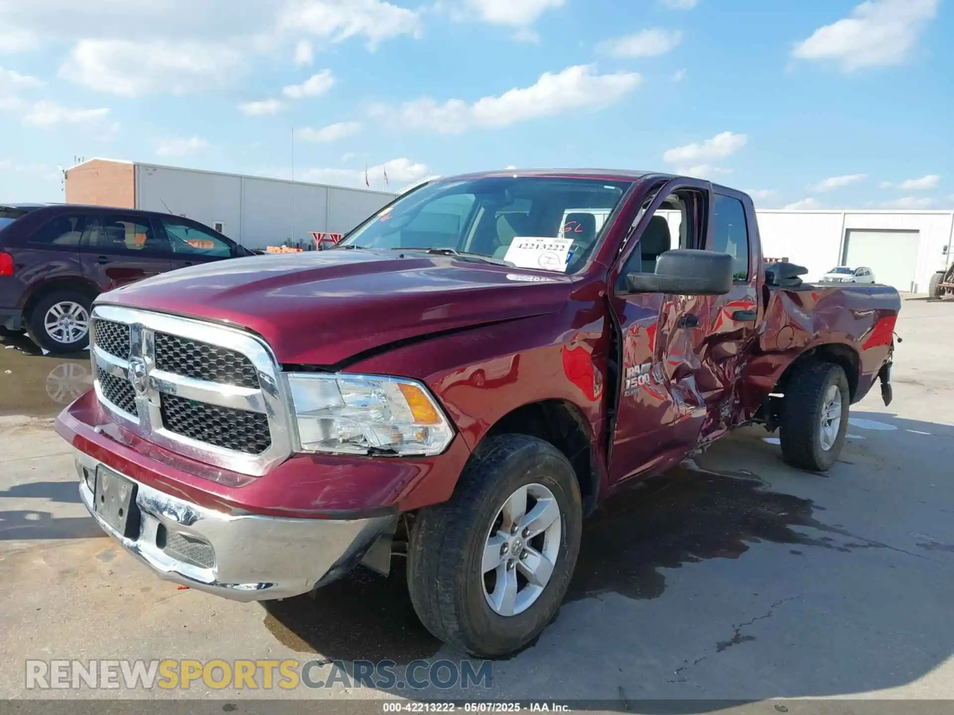 2 Photograph of a damaged car 1C6RR7FG1LS154338 RAM 1500 CLASSIC 2020