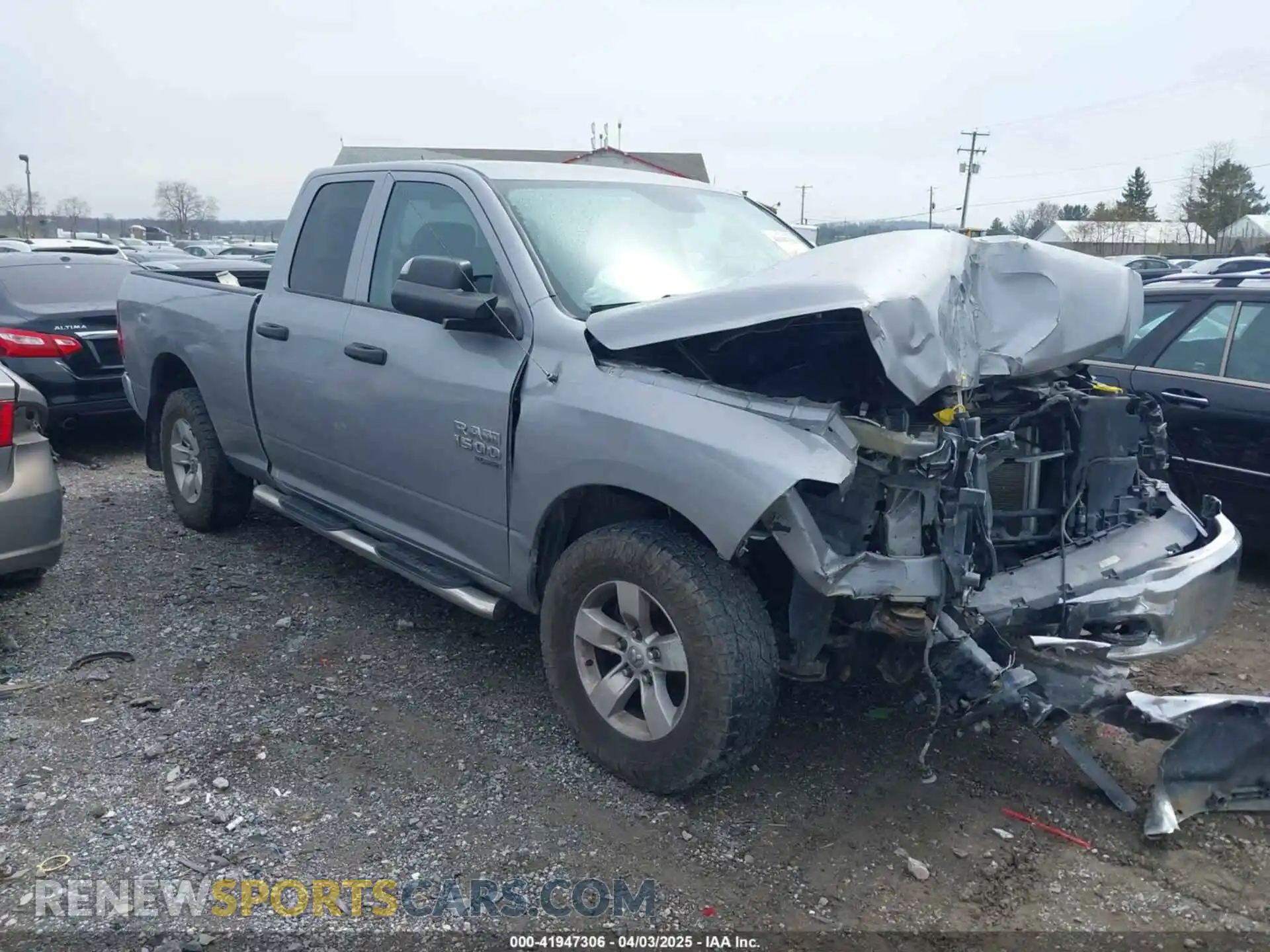 1 Photograph of a damaged car 1C6RR7FG2LS145163 RAM 1500 CLASSIC 2020
