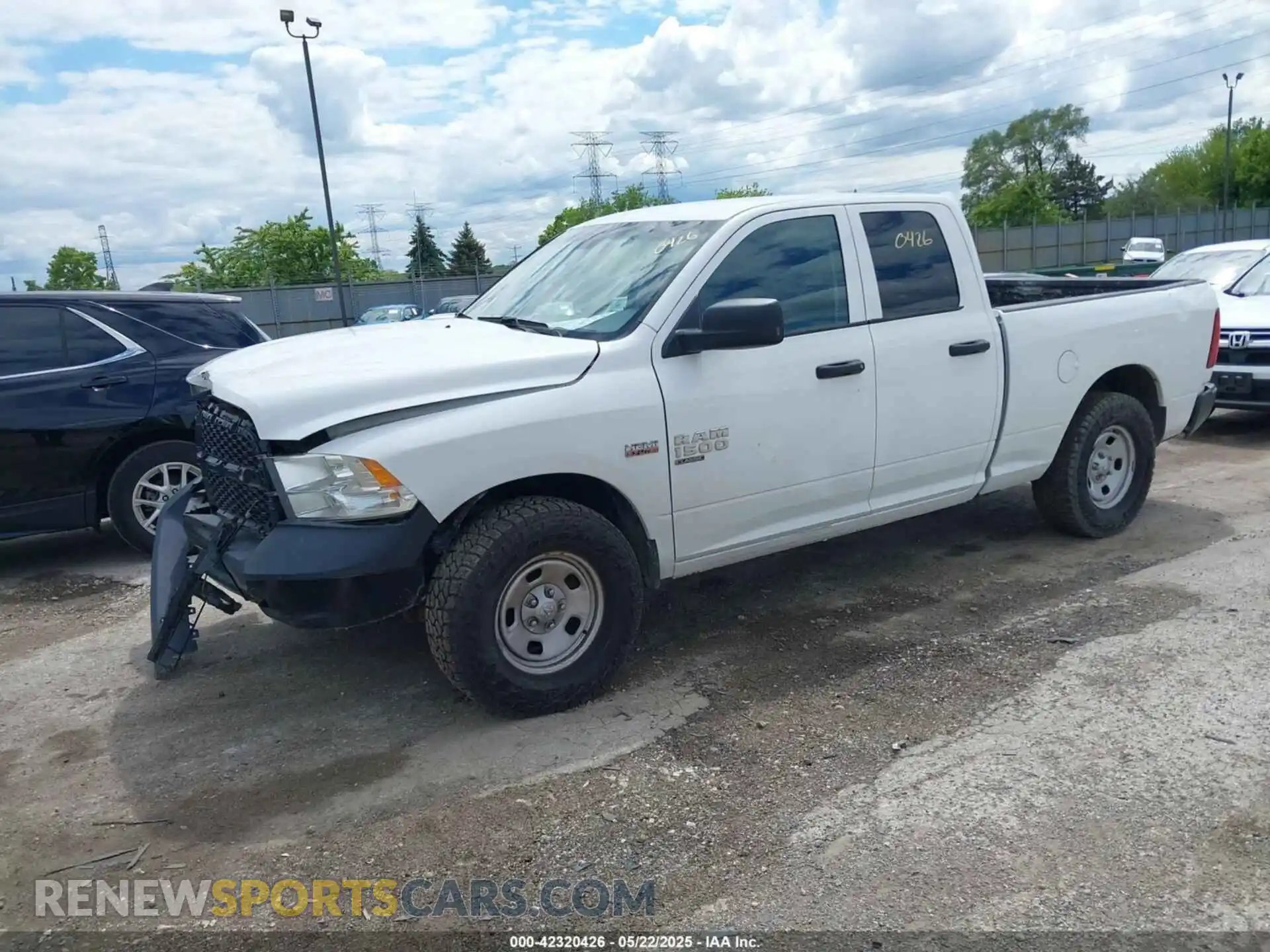 2 Photograph of a damaged car 1C6RR7FT3LS131480 RAM 1500 CLASSIC 2020