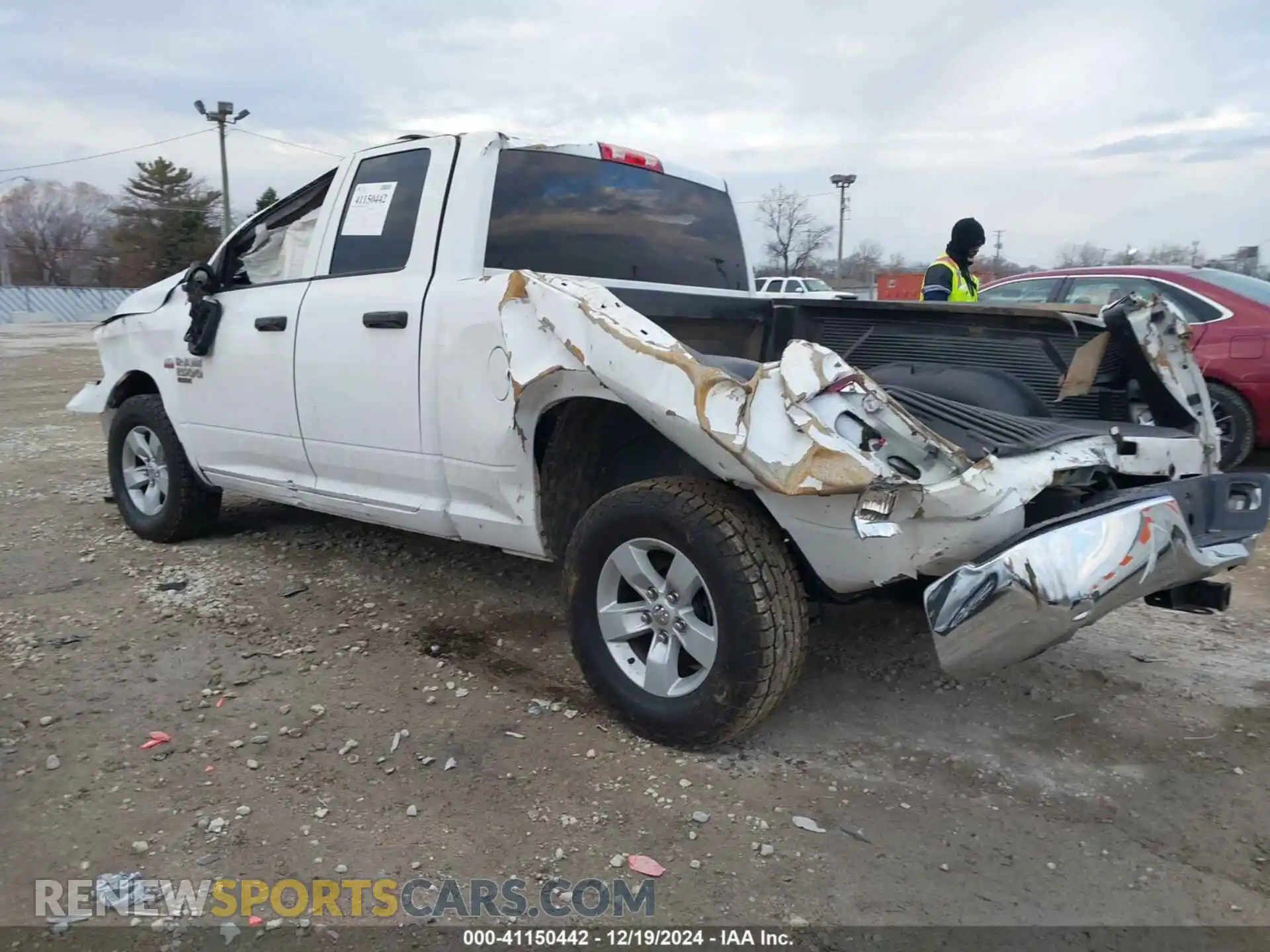 3 Photograph of a damaged car 1C6RR7FT5LS117077 RAM 1500 CLASSIC 2020