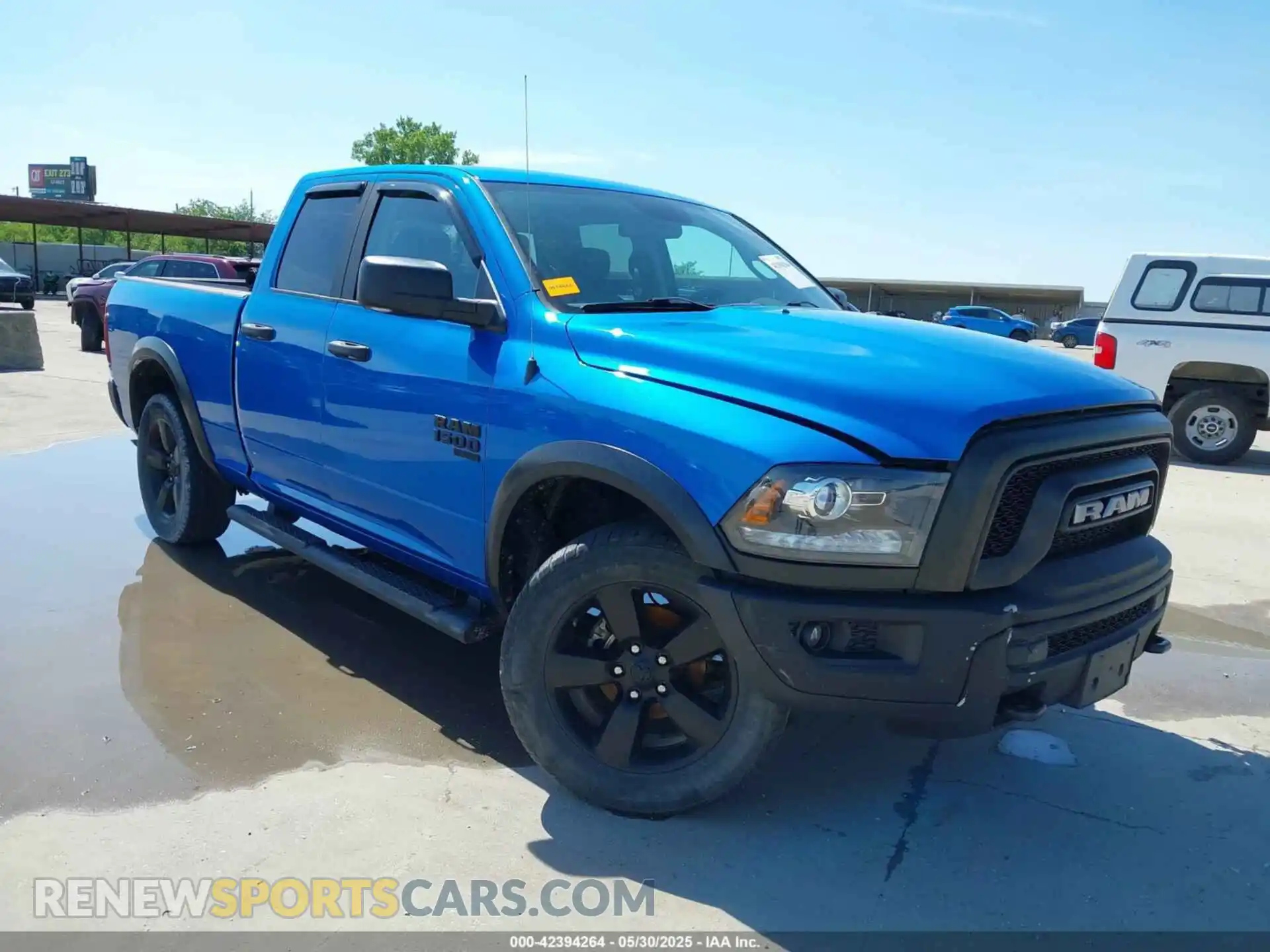 1 Photograph of a damaged car 1C6RR7GG1LS160428 RAM 1500 CLASSIC 2020