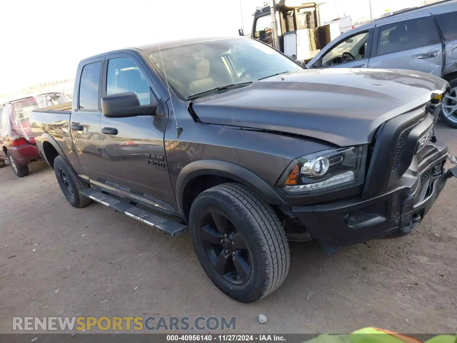 1 Photograph of a damaged car 1C6RR7GG9LS138113 RAM 1500 CLASSIC 2020