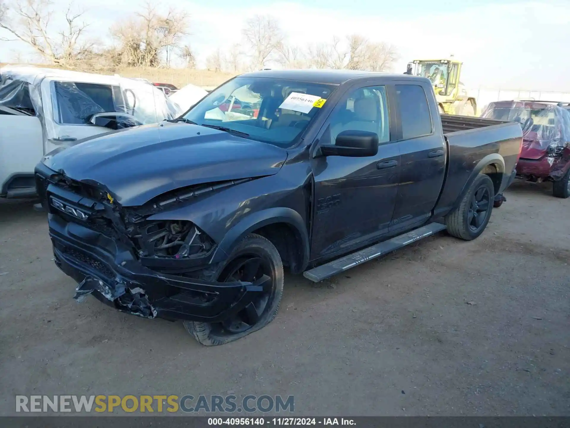 2 Photograph of a damaged car 1C6RR7GG9LS138113 RAM 1500 CLASSIC 2020