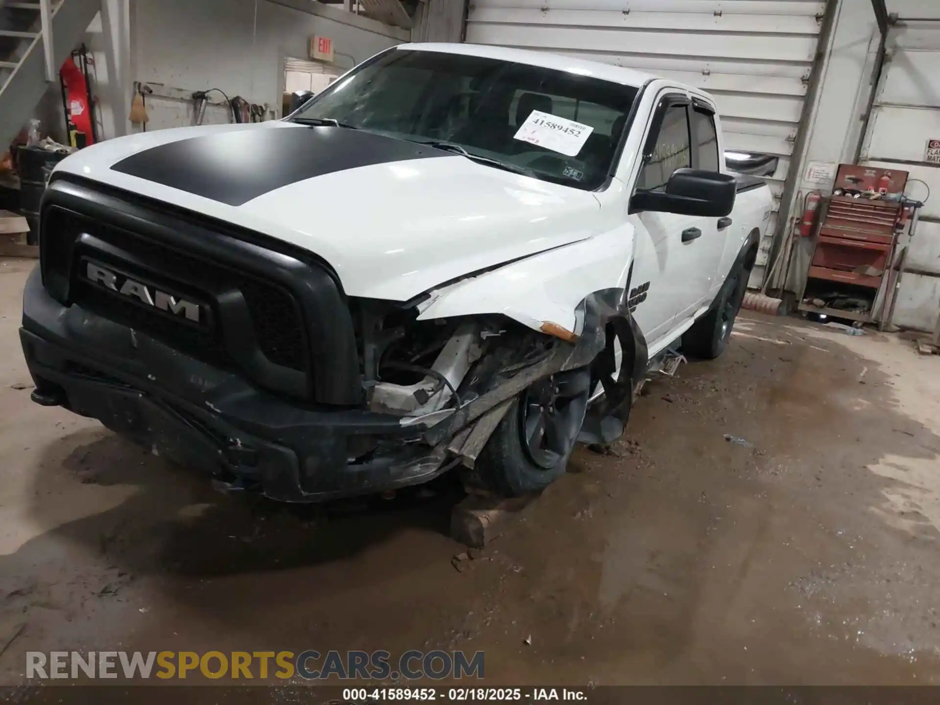 2 Photograph of a damaged car 1C6RR7GTXLS104954 RAM 1500 CLASSIC 2020