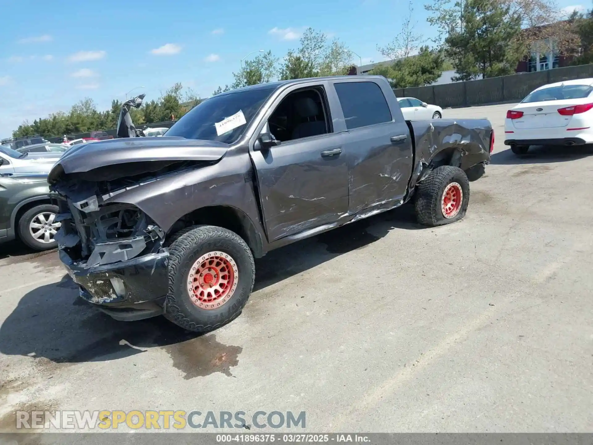 2 Photograph of a damaged car 1C6RR7KT3LS141206 RAM 1500 CLASSIC 2020