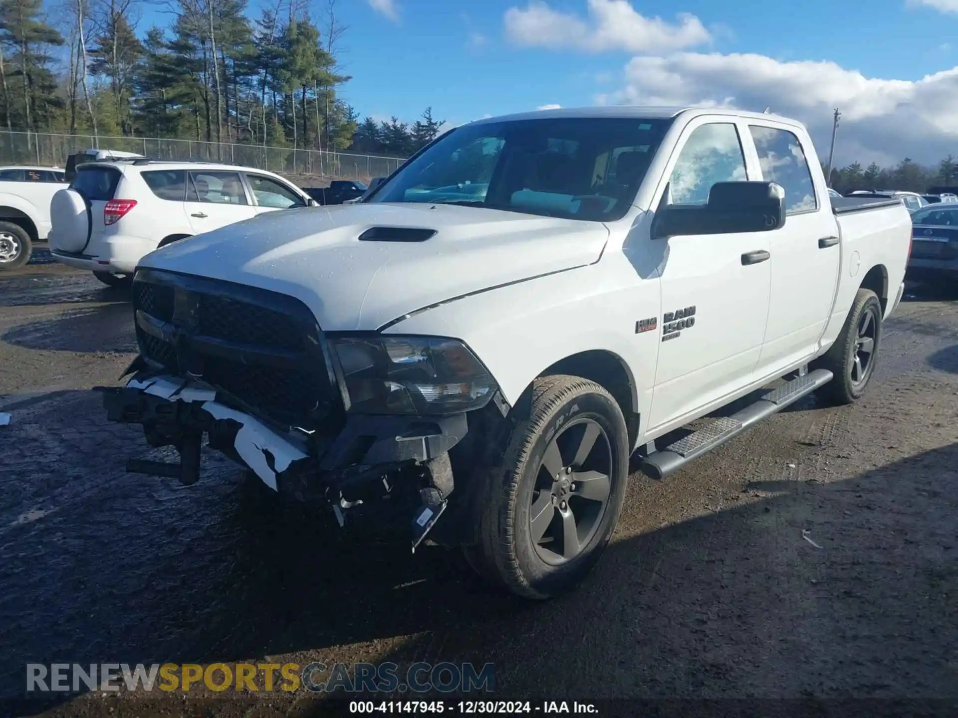 2 Photograph of a damaged car 1C6RR7KT7LS116132 RAM 1500 CLASSIC 2020