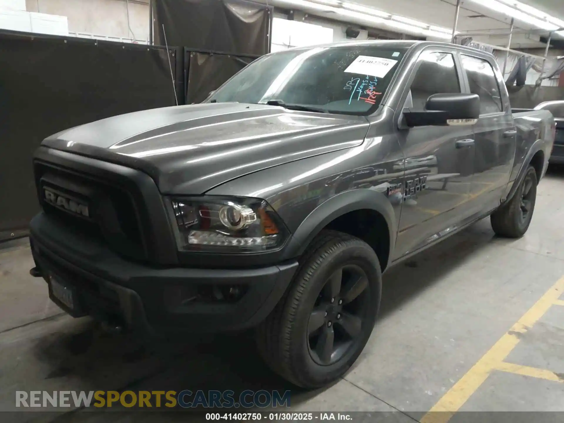 2 Photograph of a damaged car 1C6RR7LT5LS126575 RAM 1500 CLASSIC 2020