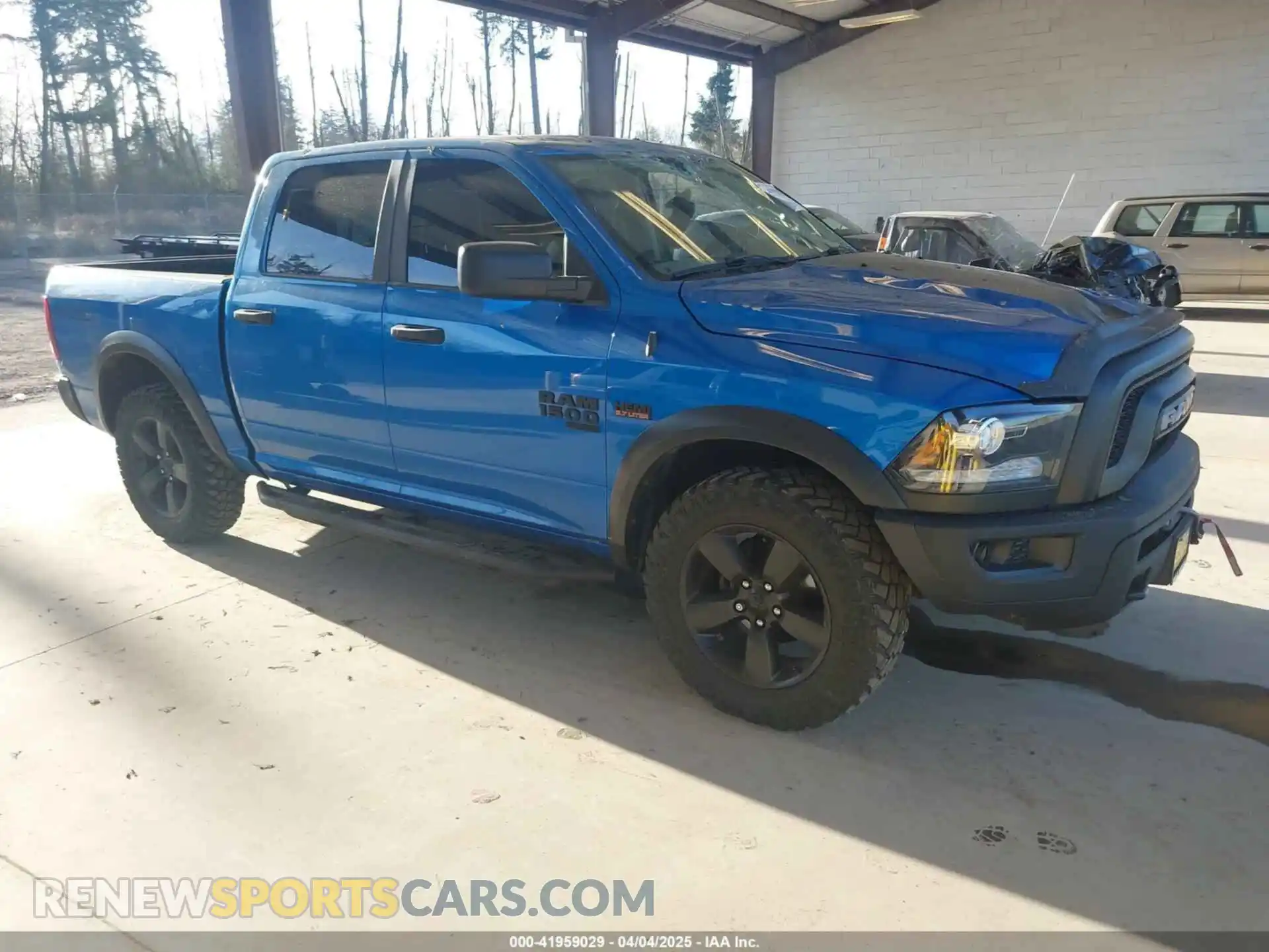 1 Photograph of a damaged car 1C6RR7LT9LS145565 RAM 1500 CLASSIC 2020