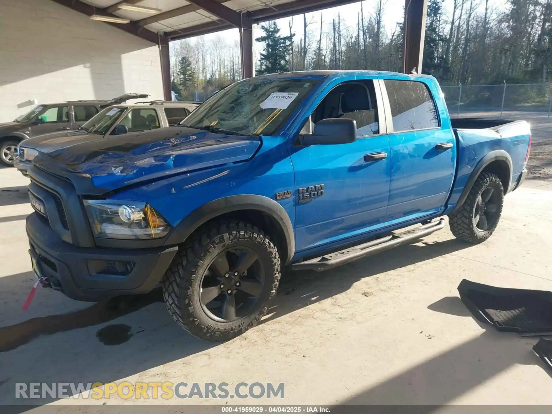 2 Photograph of a damaged car 1C6RR7LT9LS145565 RAM 1500 CLASSIC 2020