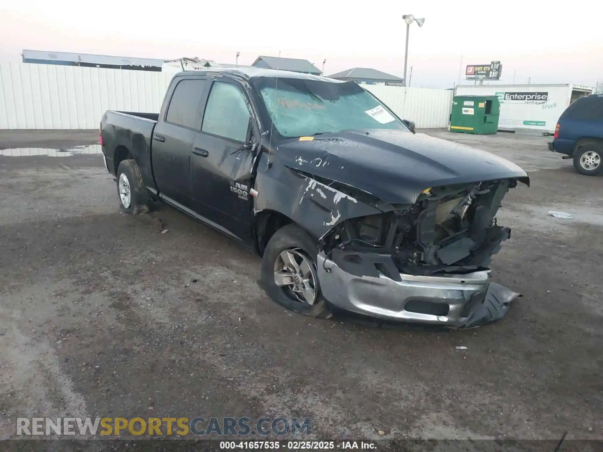 1 Photograph of a damaged car 1C6RR7TT1LS109319 RAM 1500 CLASSIC 2020
