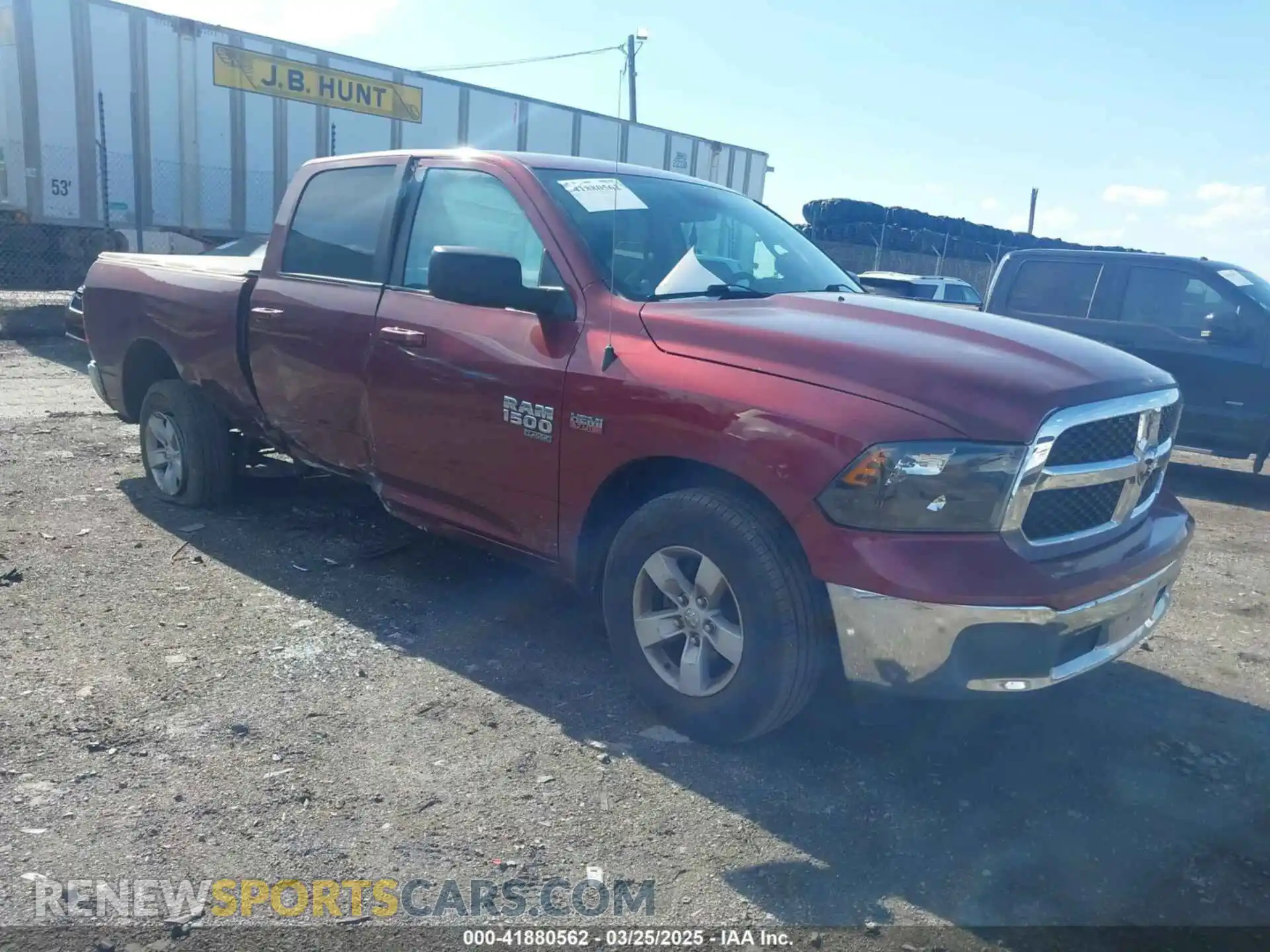 1 Photograph of a damaged car 1C6RR7TT9LS101047 RAM 1500 CLASSIC 2020